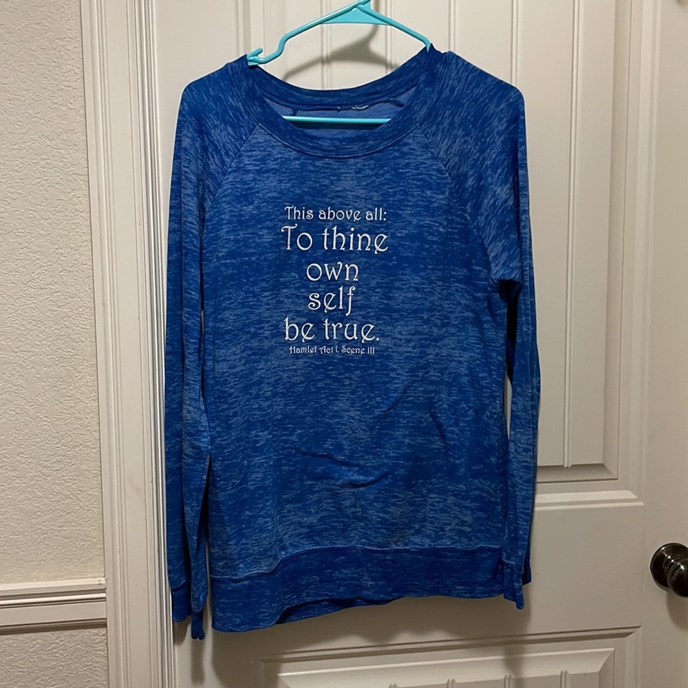 Teacher Wardrobe! Hamlet Quote; long sleeved from Ashland Shakespeare Festival